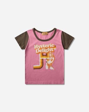 Hysteric Glamour Women S Hysteric Delight Baby T-shirt - Pink