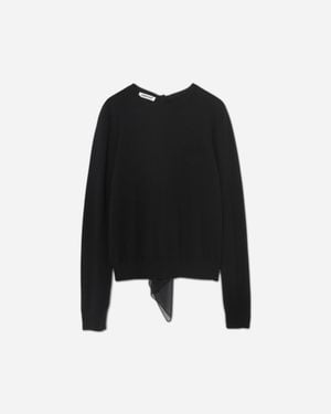 Undercover S Wool Cotton Sweater - Black