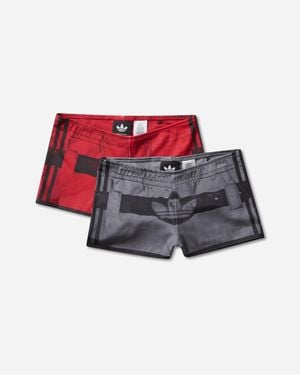 adidas S Avavav Shorts Better Scarlet - Gray