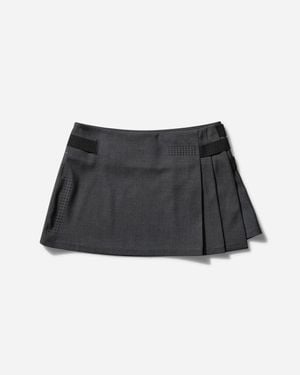 Hyein Seo S Pleated Wrap Skirt Dark - Black