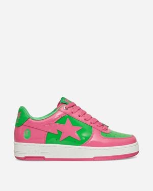 A Bathing Ape Bape Sta #1 M2 Trainers - Pink