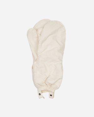 BRYAN JIMENE`Z Cover Gloves - White