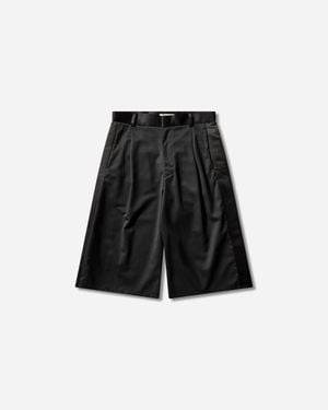 Undercover S Wool Satin Shorts - White