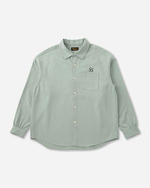 Visvim Men S Palmer Longsleeve Shirt Light - Green
