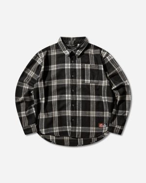 Nike Flight Flannel Shirt Pale Ivory - Black