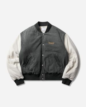 Visvim Men S Varsity Era Down Jacket - Blue