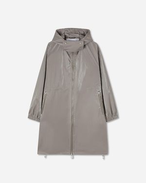 Oamc Peacemaker S Tech Coat Mud - Grey