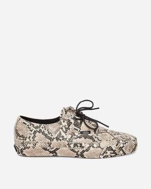 Vans Premium Authentic Ease Python Sneakers Turtledove - White