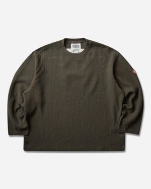 Cav Empt Washed Cl Longsleeve T-Shirt Khaki - Green