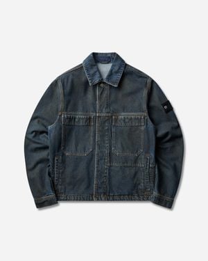Stone Island S Laser Pigment Denim Jacket - Blue