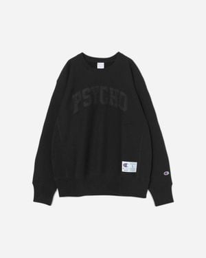 Undercover Champion Psycho Crewneck Sweatshirt - Black