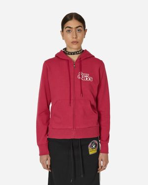 Hysteric Glamour Temptation Girl Zip Hoodie - Red