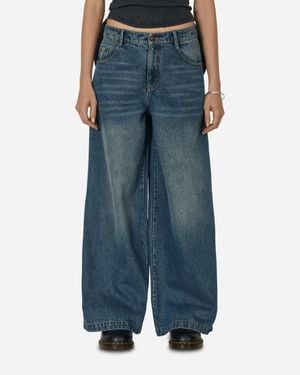 MARRKNULL Bowknot Jeans - Blue