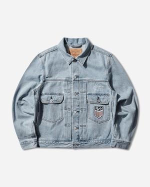 Levi's U. Soccer Type Ii Trucker Jacket - Blue