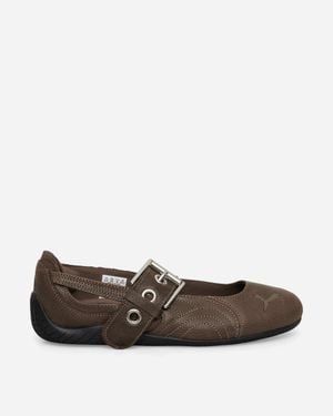 PUMA S Speedcat Ballet Dress-Up Trainers Matte Bronze - White