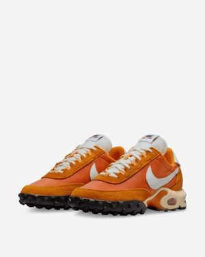 Nike Air Max Waffle Trainers Bright Ceramic / Sail - Orange
