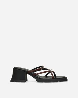 Miista Women S Jaslene Sandals Brown - White