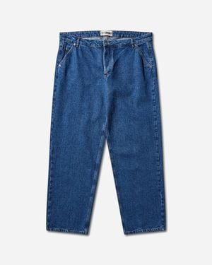 OperaSPORT Women S Rose Straight Denim Pants Medium - Blue