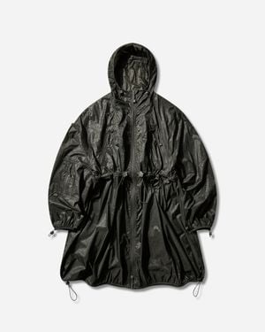 The North Face Women S Cecilie Bahnsen Emma Long Wind Jacket Forest Night - Black