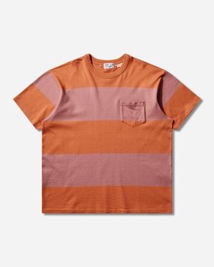 Levi's Men S 1960 S Casual T-shirt Ginger Stripe - Orange