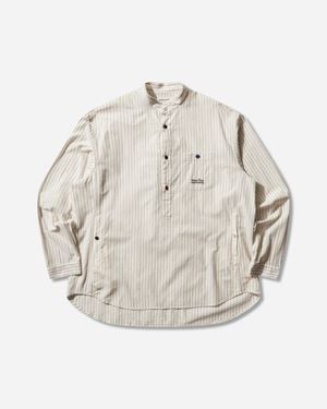 Undercover S Cotton Pullover Shirt Stripe - White