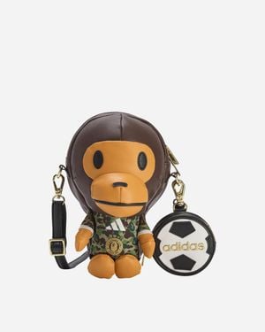 adidas Bape Milo Shoulder Bag Auburn - Red