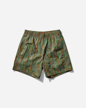 Patagonia S Funhoggers 6 Inch Shorts Quilty Fitz Heartleaf - Green