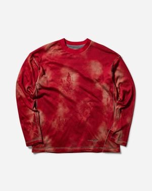 and wander S Printed Octa Pullover - Red