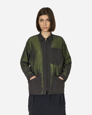 Cav Empt Lined Powernet Zip Jacket Charcoal - Green