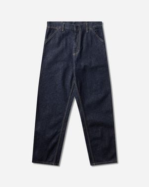 Carhartt S Single Knee Trousers (Rigid) - Blue