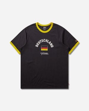 Levi's Men S Deutschland Ringer T-shirt Black - Blue