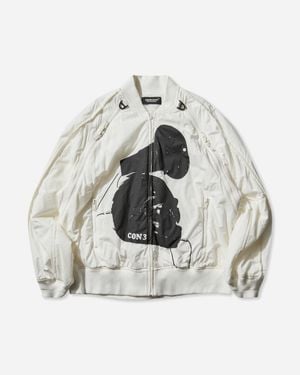 Undercover Men S Conrad Schnitzler Cotton Bomber Jacket Off - White