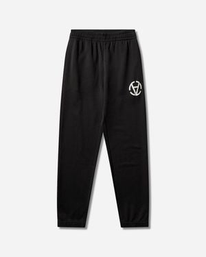 SLAM JAM Basics Graphic Joggers - Black