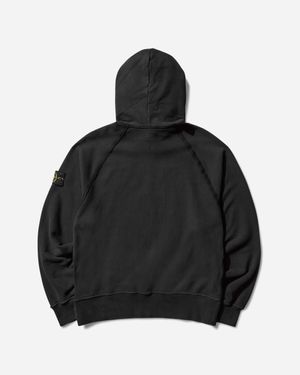 Stone Island Oversized Fit Hoodie - Black