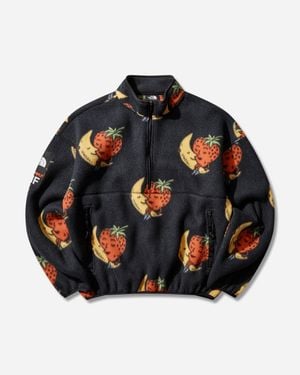 The North Face Sky High Farm Goods Sherpa Fleece Strawberry Moon Print - Black