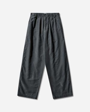 Cav Empt Men S Brushed Cotton Comfort Trousers Charcoal - Grey