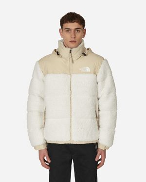 The North Face High Pile Nuptse Jacket - Natural
