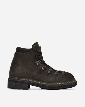 Undercover Nonnative Ozism Guidi Horse Leather Hiking Boots Charcoal - Black