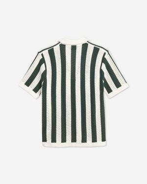 adidas Clot By Edison Chen Pique Polo Night Cream - Green