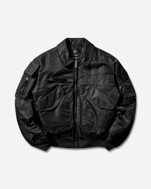 Alpha Industries Slam Jam Cwu-45 Heritage Bomber Jacket - Black