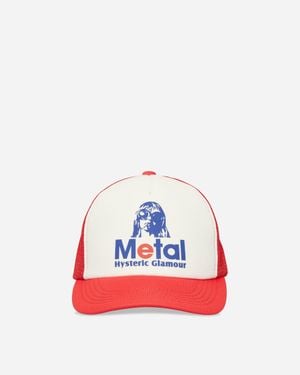 Hysteric Glamour Metal Woman Mesh Cap Red