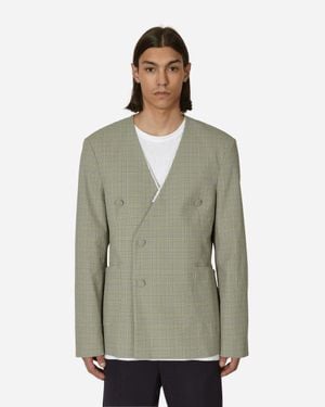Kiko Kostadinov Oma Reversible Blazer Stone - Green