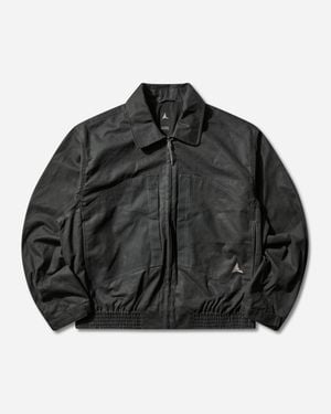 ROA S Pilot Waxed Canvas Jacket Dark - Black
