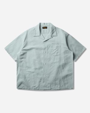 Visvim S Crosby Shortsleeve Shirt Light - Blue