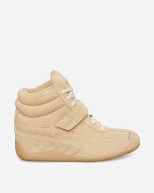 PUMA S Speedcat Wedge Tonal Sneakers Sand Dune Alpine Snow - Natural