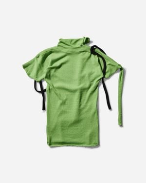 OTTOLINGER S Strap Knit T-Shirt - Green