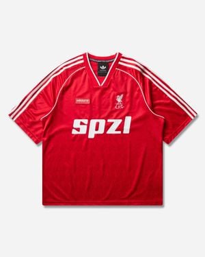 adidas Men S Liverpool Spzl F.c. T-shirt Better Scarlet - Red
