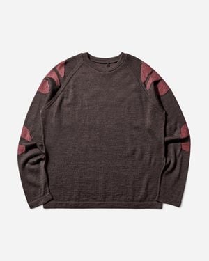 _J.L - A.L_ Men S Mediter Knitted Longsleeve Top Soil - Brown