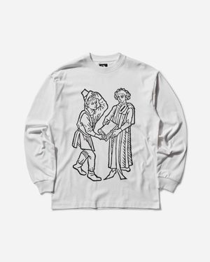 The Trilogy Tapes Men S Bastarda Longsleeve T-shirt - Gray