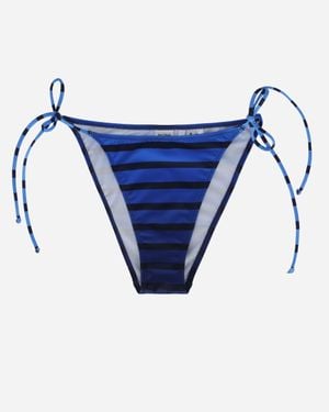 Jean Paul Gaultier S Marinière Gradient Bikini Bottom Light - Blue